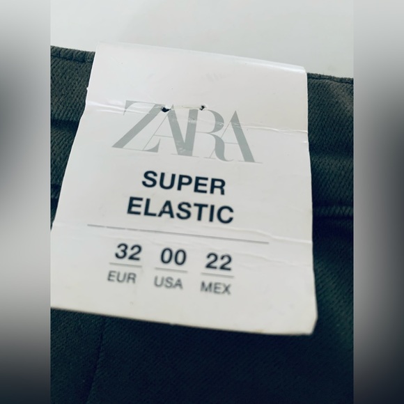 Zara olive green skinny jean - Picture 4 of 5
